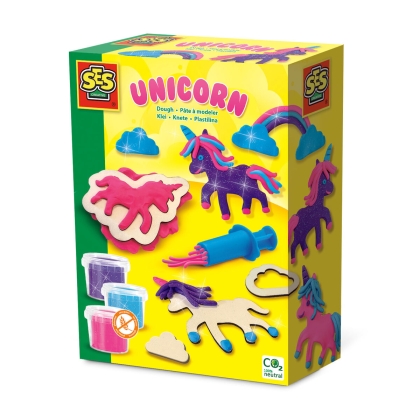 Žaidimas iš plastilino SES Creative Unicorn Be glitimo