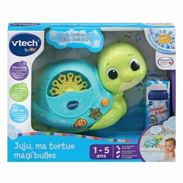 Žaislai voniai Vtech Baby Juju ma tortue magi bulles