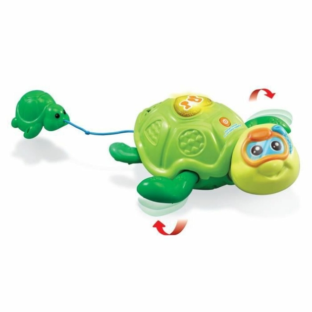 Žaislai voniai Vtech Baby Mother Turtle and Baby Swimmer Povandeninis