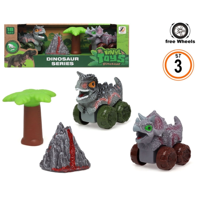 Žaislinė mašinėlė Dinosaur Series Pilka