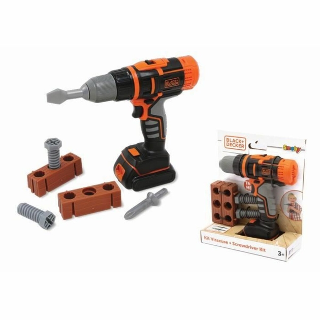 Žaislinis grąžtas Smoby Black + Decker