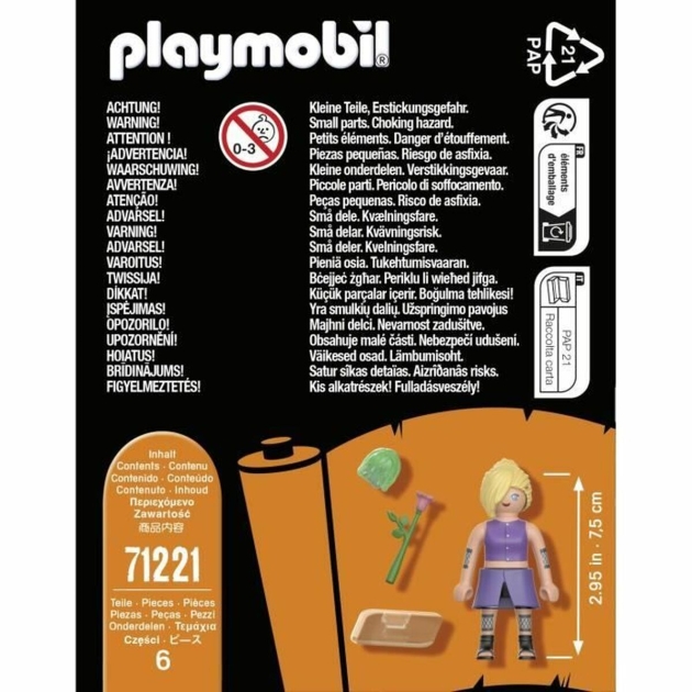 Žaislų rinkinys Playmobil 71221 Naruto Shippuden Plastmasinis 6 Dalys