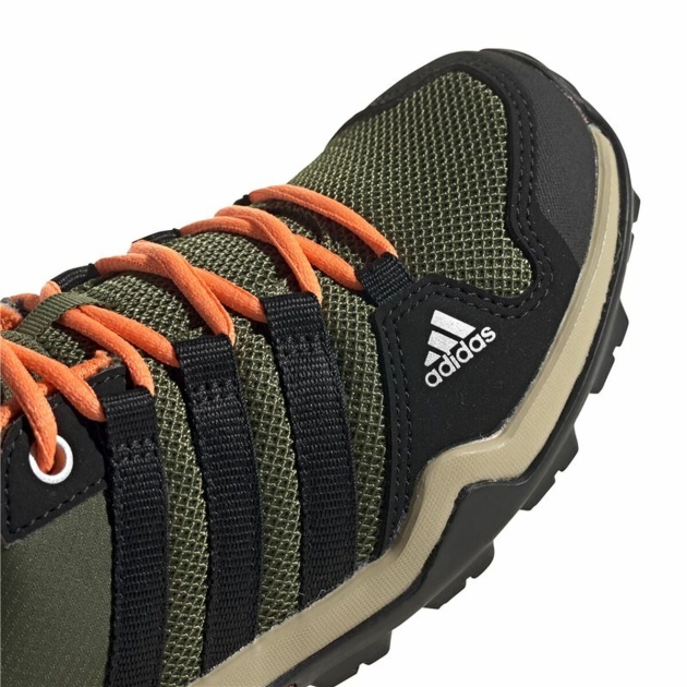 32 pritūpimai Adidas Terrex AX2R K Alyvuogių aliejus