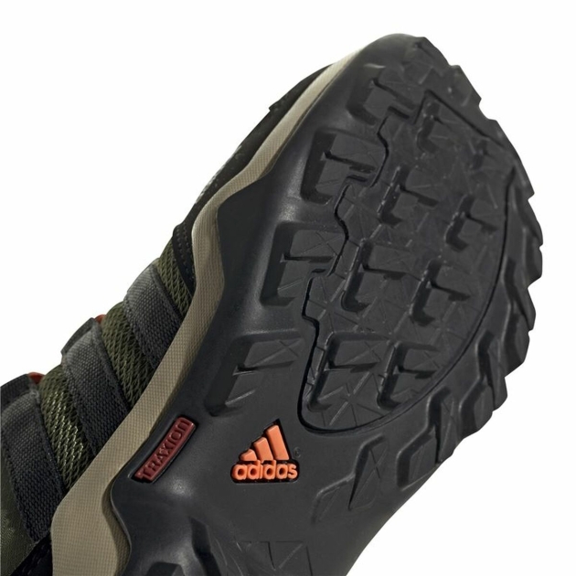 32 pritūpimai Adidas Terrex AX2R K Alyvuogių aliejus