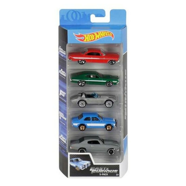 5 mašinėlių rinkinys Hot Wheels 1806