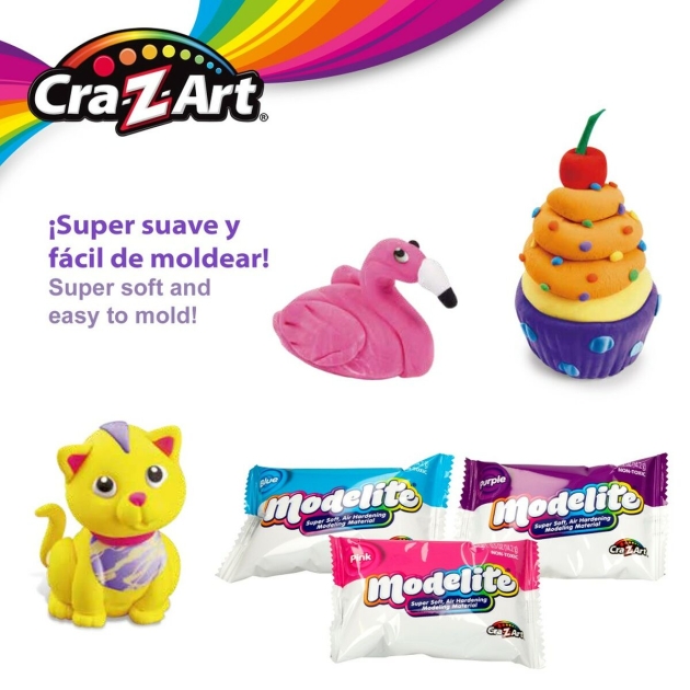 Žaidimas iš plastilino Cra Z Art (4 vnt.) Slime