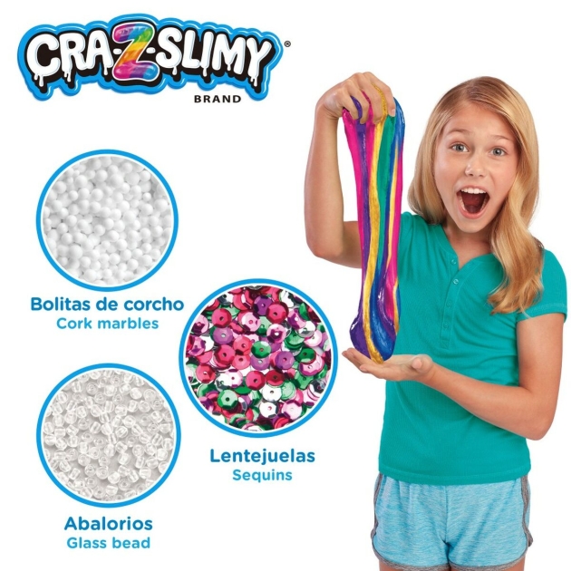 Žaidimas iš plastilino Cra Z Art Slimy Blendz (4 vnt.) Slime