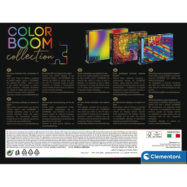 Dėlionė Clementoni 39650 Colorbloom Collection: Marvelous Marbles 1000 Dalys