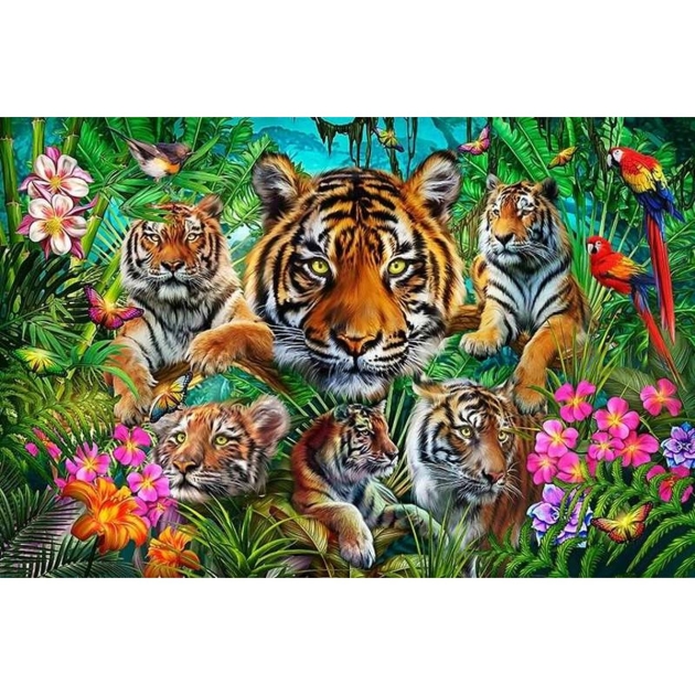 Dėlionė Educa Tiger jungle 500 Dalys