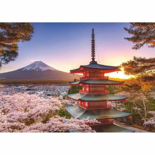 Dėlionė Ravensburger 17090 Mount Fuji Cherry Blossom View 1000 Dalys