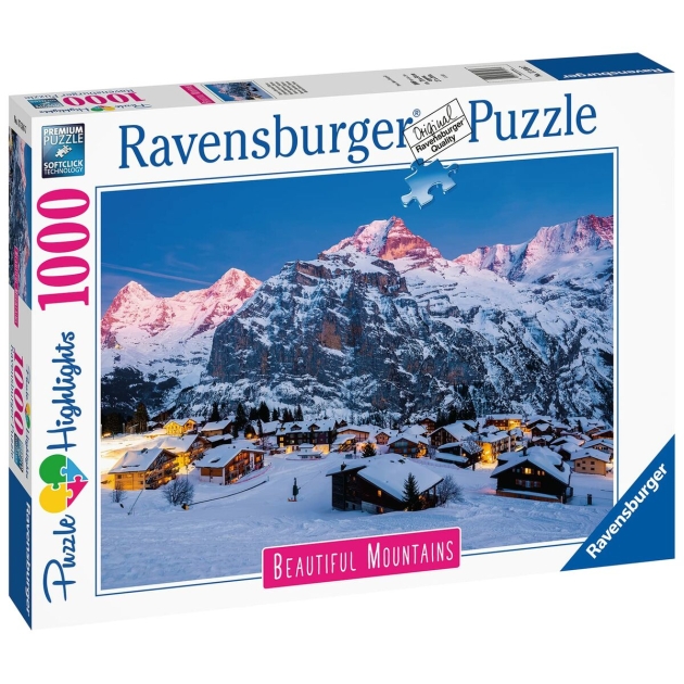 Dėlionė Ravensburger 17316 The Bernese Oberland - Switzerland 1000 Dalys