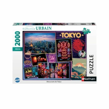 Dėlionė Ravensburger Découverte de Tokyo 2000 Dalys