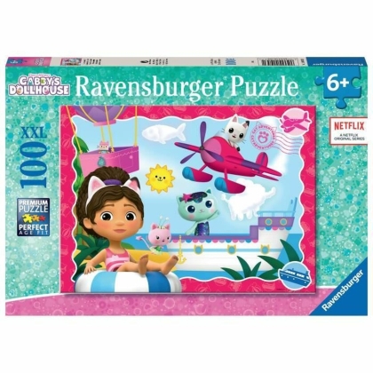 Dėlionė Ravensburger Gabby´s Dollhouse 100 Dalys