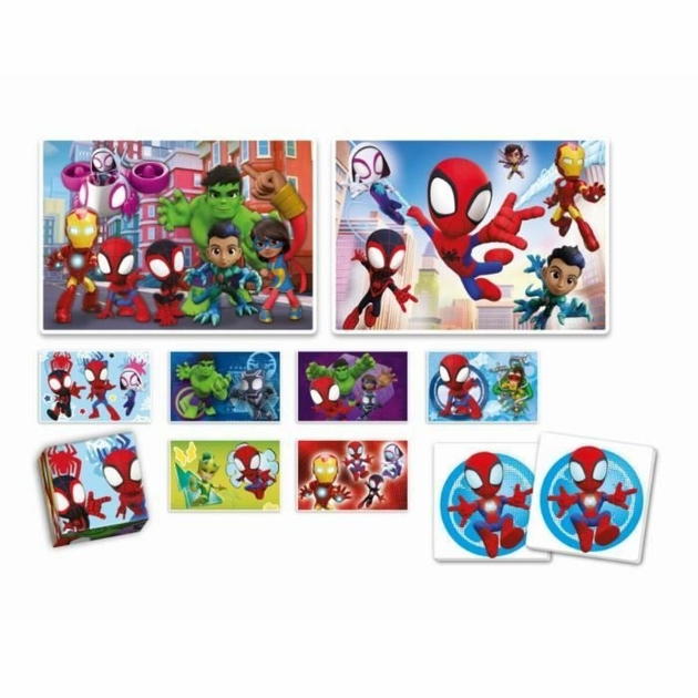 Edukacinis žaidimas Clementoni Coffret Spidey 4 en 1 (FR)