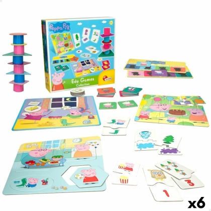 Edukacinis žaidimas Peppa Pig Edu Games Collection 24,5 x 0,2 x 24,5 cm (6 vnt.) 10 viename