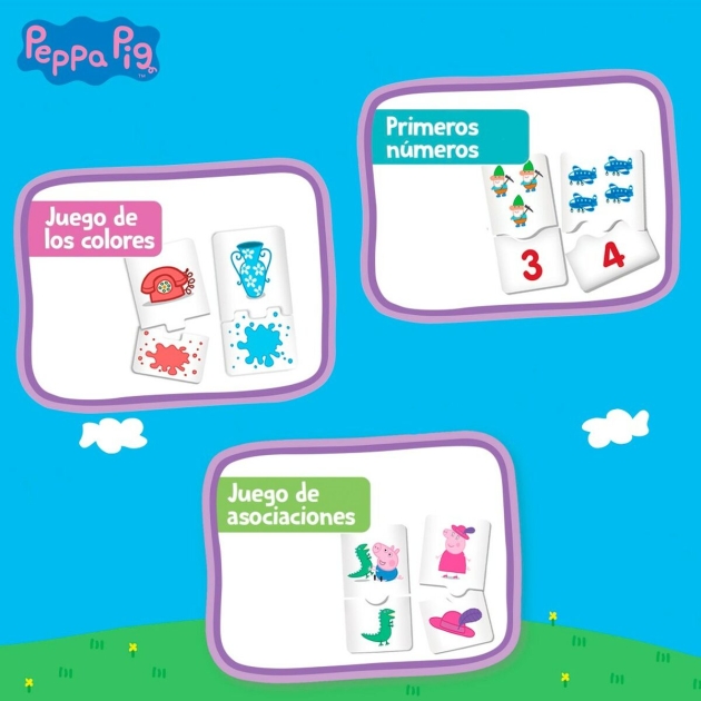 Edukacinis žaidimas Peppa Pig Edu Games Collection 24,5 x 0,2 x 24,5 cm (6 vnt.) 10 viename