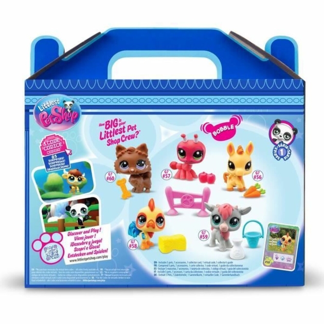 Figūrėlės su judančiomis kojomis ir rankomis Bandai Littlest Pet Shop Plastmasinis