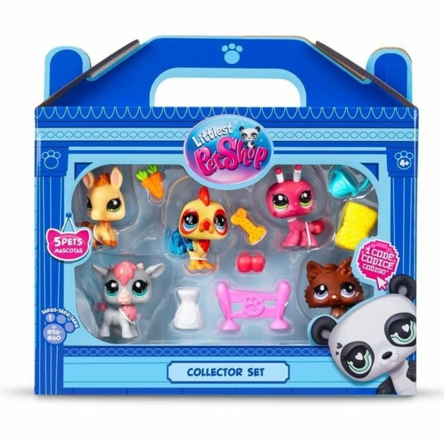 Figūrėlės su judančiomis kojomis ir rankomis Bandai Littlest Pet Shop Plastmasinis