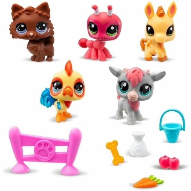 Figūrėlės su judančiomis kojomis ir rankomis Bandai Littlest Pet Shop Plastmasinis