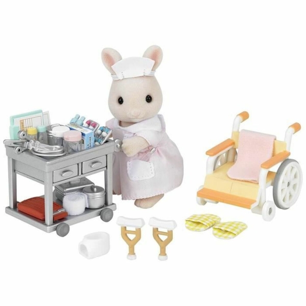 Figūrėlės su judančiomis kojomis ir rankomis Sylvanian Families Nurse and Accessories 5094