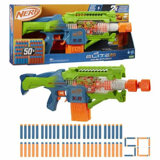 Ginklas Hasbro Nerf Elite 2.0 Double Punch Smiginis x 50 28,6 x 66 x 8 cm