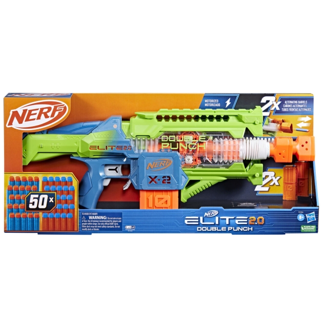 Ginklas Hasbro Nerf Elite 2.0 Double Punch Smiginis x 50 28,6 x 66 x 8 cm