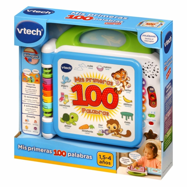 Interaktyvi knyga vaikams Vtech Mis primeras 100 palabras