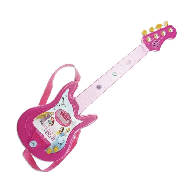 Kūdikių gitara Disney Princess Mikrofonas Rožinė Disnėjaus Princesės