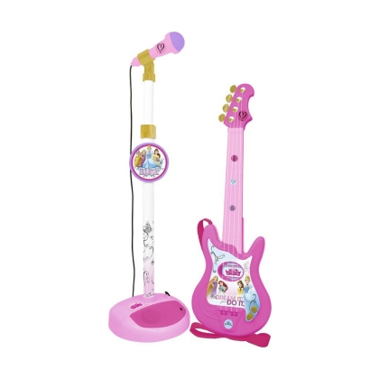 Kūdikių gitara Disney Princess Mikrofonas Rožinė Disnėjaus Princesės