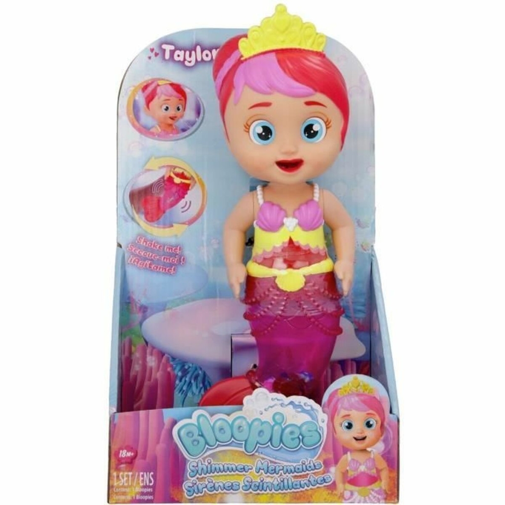 Kūdikių lėlė IMC Toys Bloopies Shimmer Mermaids Taylor - Kiddis