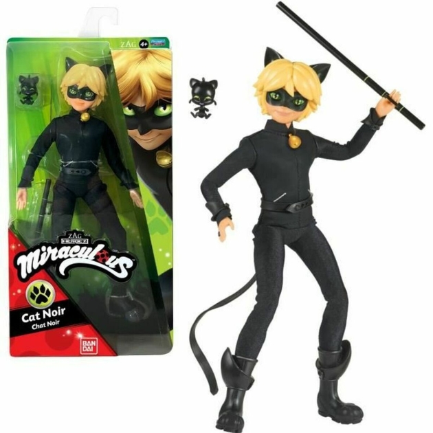 Lėlė Bandai Miraculous Ladybug  Cat Noir 26 cm