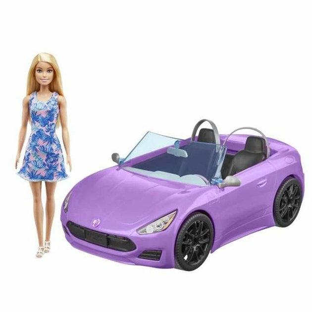 Lėlė Barbie And Her Purple Convertible