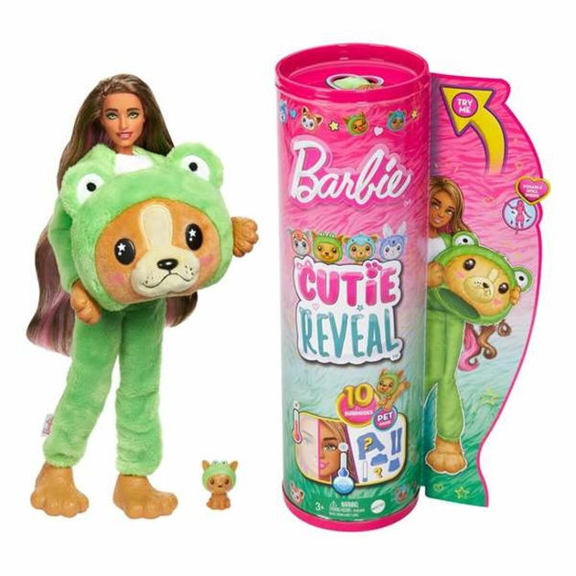 Lėlė Barbie CUTIE REVEAL CHIEN GRENOUILLE