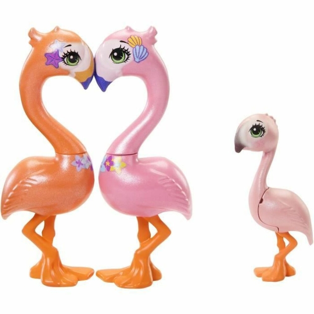 Lėlė Enchantimals FAMILLE DE FLAMANTS ROSES