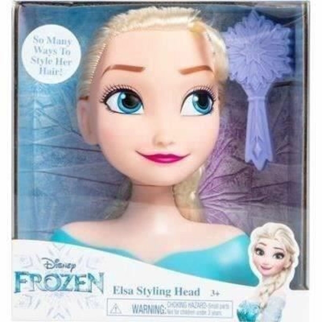 Lėlė kirpyklai Frozen Princess Elsa Styling Head 20 cm