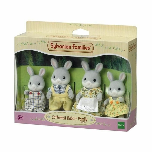 Lėlių rinkinys Sylvanian Families Family Gray Rabbit