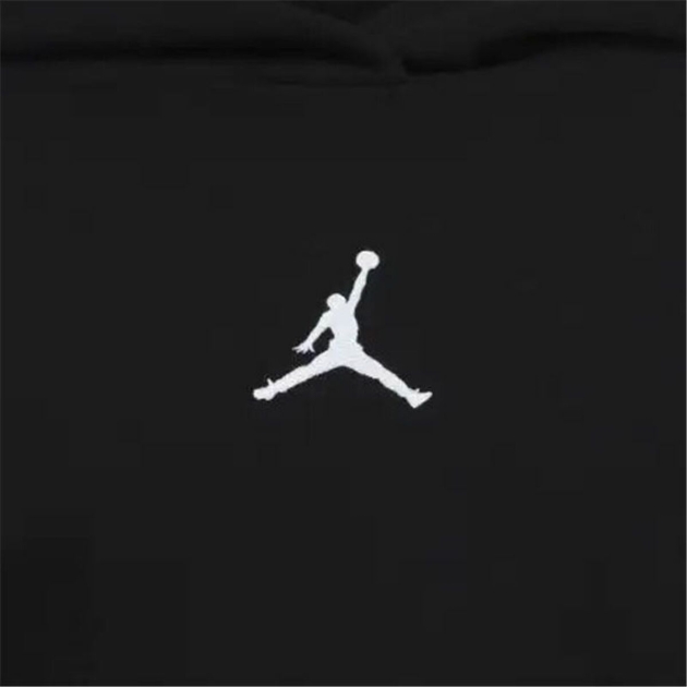 Megztinis su kapišonu mergaitėms Jordan Jordan Icon Play Juoda