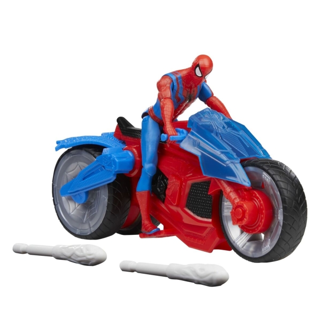 Motociklas Spider-Man 4 Dalys 16 cm