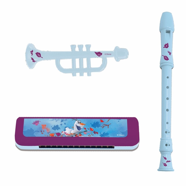 Žaislinių muzikos instrumentų rinkinys Lexibook Frozen Plastmasinis 7 Dalys