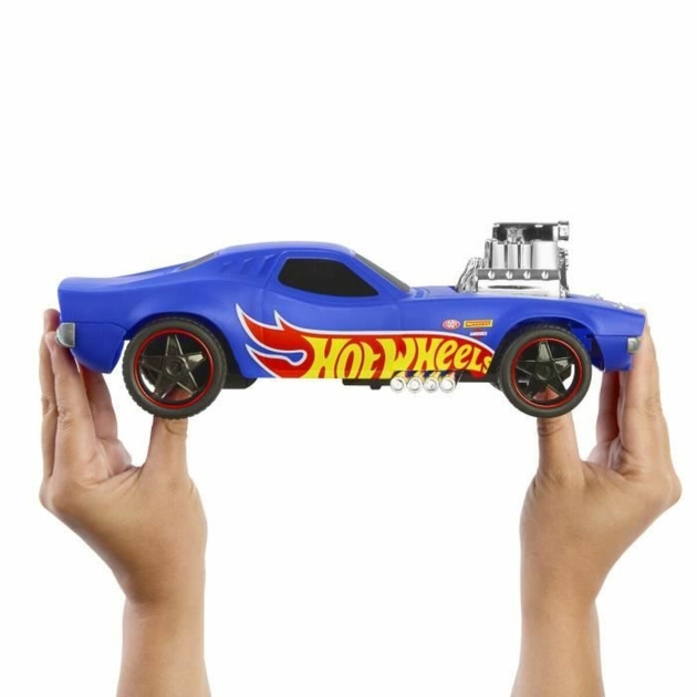 Nuotoliniu būdu valdomas automobilis Hot Wheels Mėlyna Spalvotas 1:16