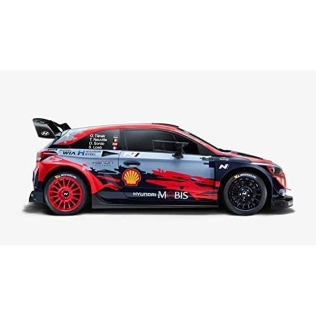 Nuotoliniu būdu valdomas automobilis Hyundai i20 WRC Akumuliatorius 2,4 GHz USB įkroviklis 1:16