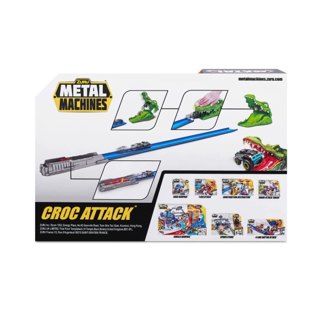 Paleidimo trasa Zuru Metal Machines Croc Attack 30 x 9 cm