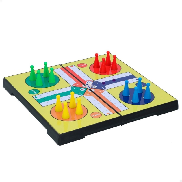 Parchis Colorbaby 20 x 2 x 20 cm (18 Dalys) (12 vnt.) Magnetinis Kelionės