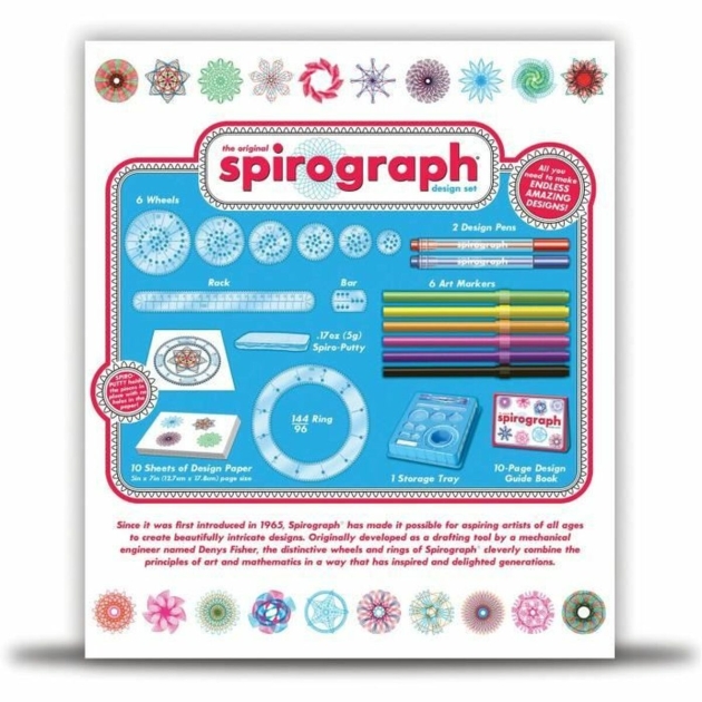 Piešimo rinkinys Spirograph Silverlit 30 Dalys