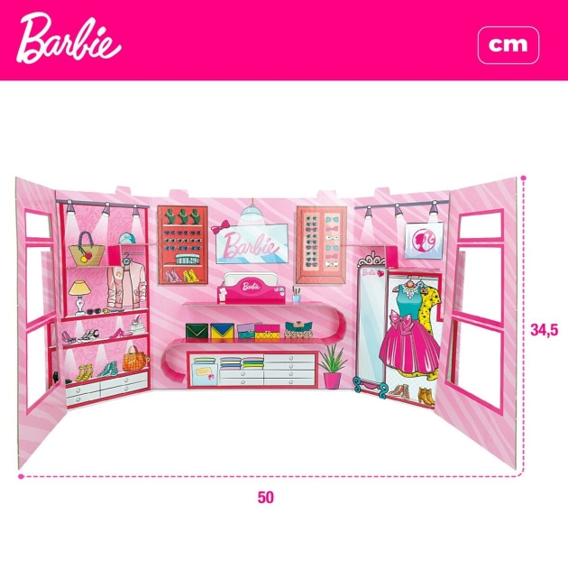 Playset Barbie Fashion Boutique 9 Dalys 6,5 x 29,5 x 3,5 cm