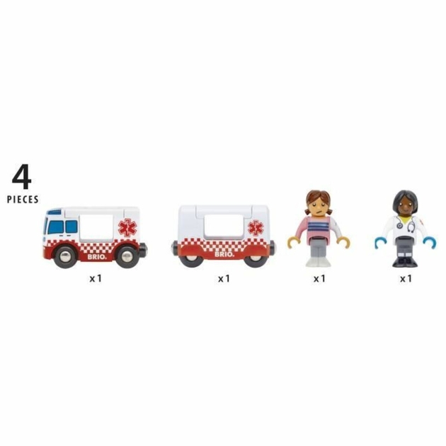 Playset Brio Rescue Ambulance 4 Dalys