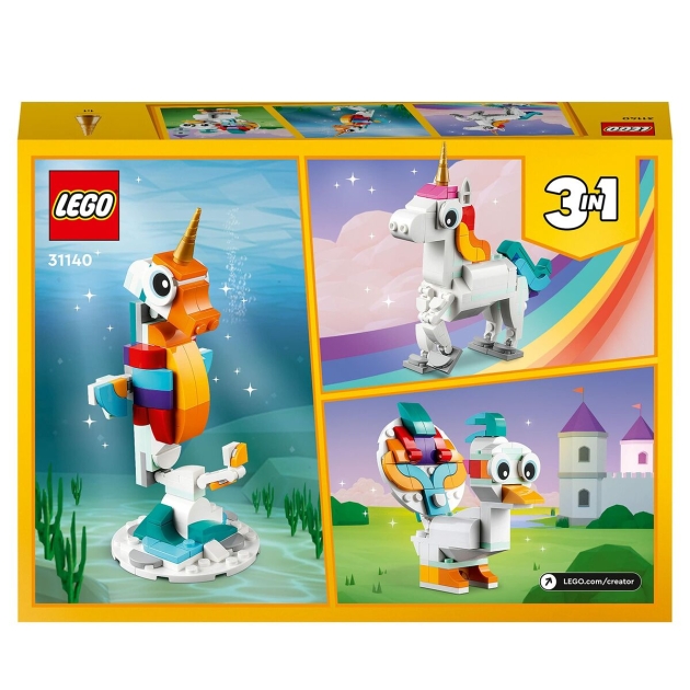 Playset Lego Creator Magic Unicorn 31140 3 viename 145 Dalys