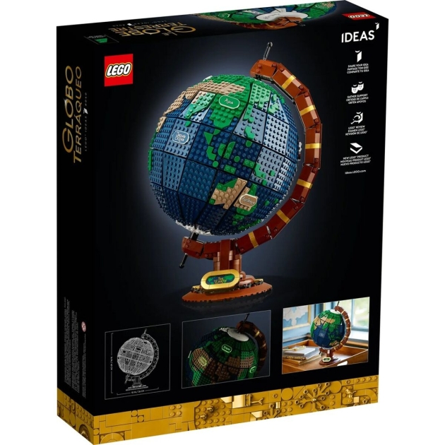 Playset Lego Ideas: The Globe 21332 2585 piezas 30 x 40 x 26 cm