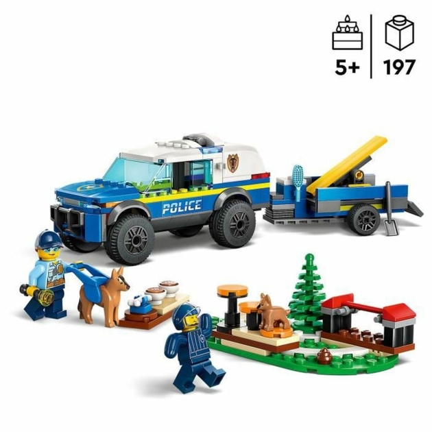 Playset Lego City Police 60369 + 5 metų Policija 197 Dalys