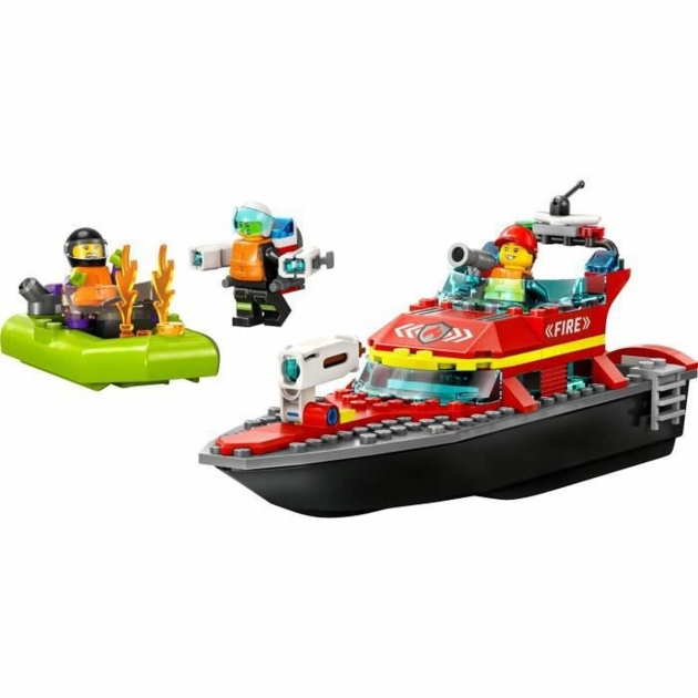 Playset Lego City 60373 The firefighters’ rescue boat Spalvotas 144 Dalys